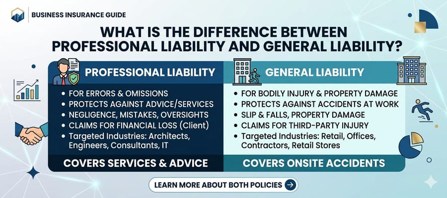 Difference Between Professional Liability And General Liability
