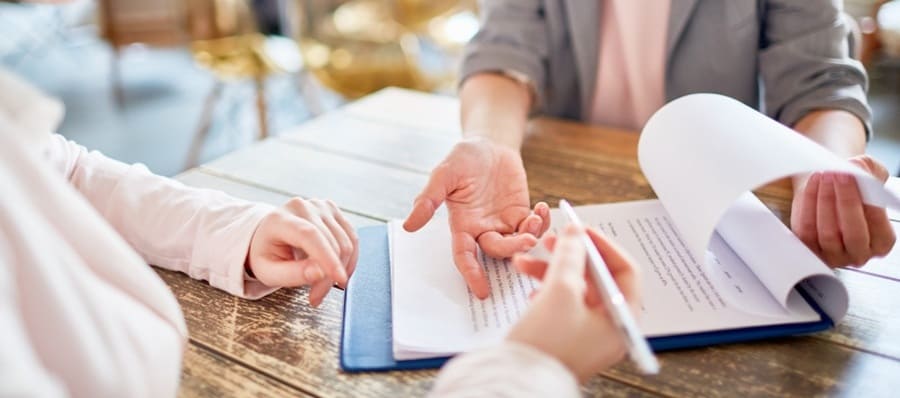 Signing Insurance Papers After an Accident